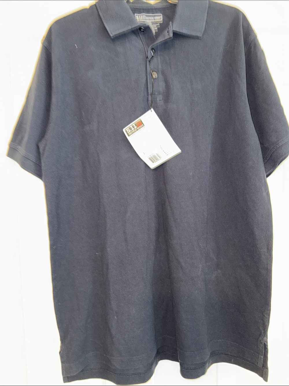 5.11 Tactical Men's Navy Black Short-Sleeve Polo